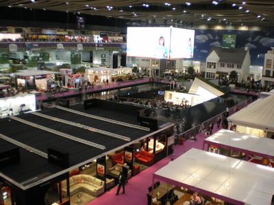 The vast Ideal Home Show inside Earls Court