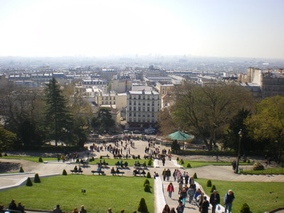 View over Paris from Sacre Coeur