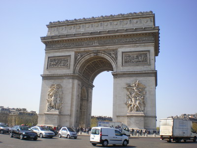 The Arc de Triomphe