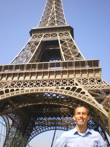 Lee at the Eiffel Tower