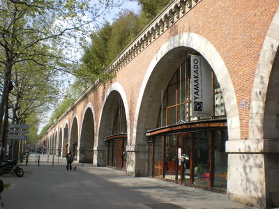 Viaduct shops under the Promenade Plant�e