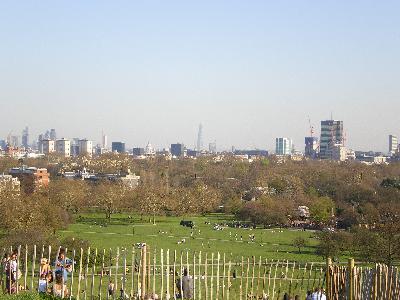 View from Primrose Hill, with the controversial Shard on the horizon