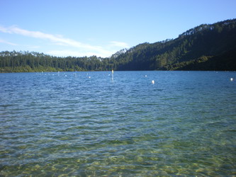 The beautiful Blue Lake