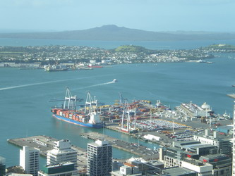 View from the Sky Tower towards Devonport